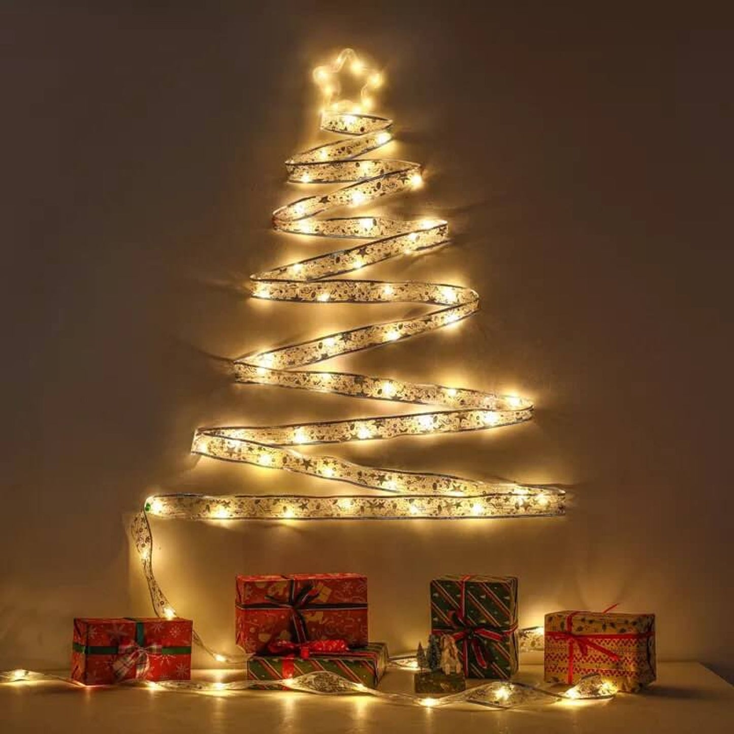 Christmas Ribbon Lights