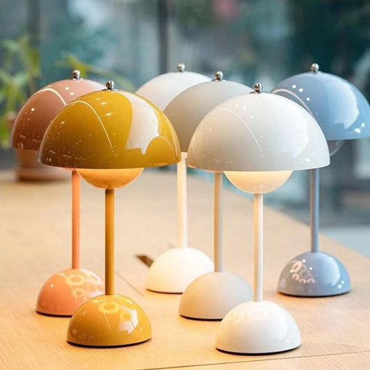 Flowerpot Rechargeable Mushroom Table Lamp