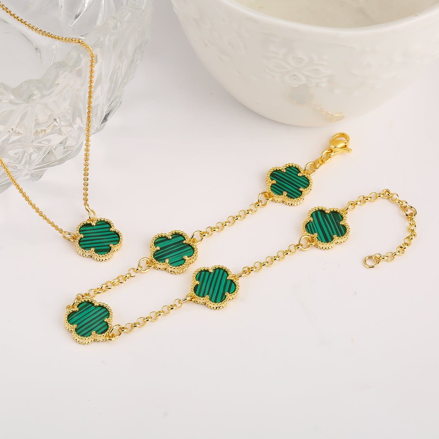 Four Leaf Clover Bracelet - WanderLightful